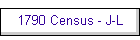 1790 Census - J-L