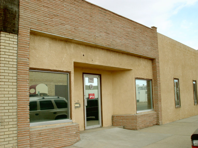 The main entrance