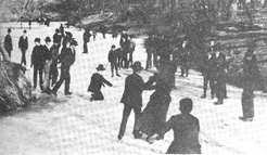 photo of ice skaters