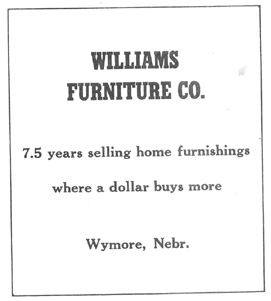 William Furniture ad