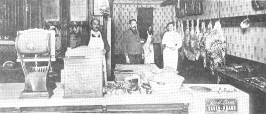 photo of first meat market