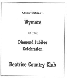 Beatrice Country Club ad