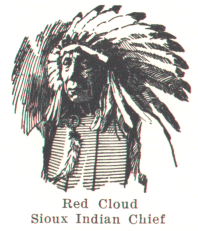 Red Cloud, Sioux Indian Chief