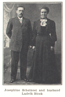 Josephine Scheinost and husband Ludvik Bicek
