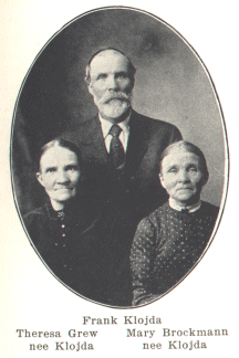 Frank Klojda and daughters