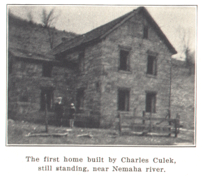 First home built by Charles Culek