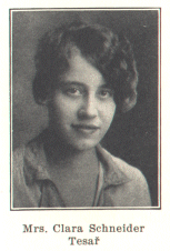 Mrs. Clara Schneider Tesar