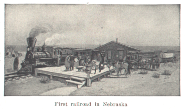 First railroad in Nebraska