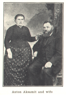 Anton Aksamit and wife