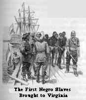 1st Negro slaves in Virginia