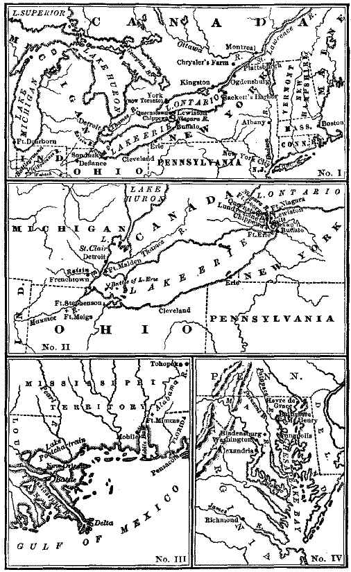 MAP: WAR OF 1812