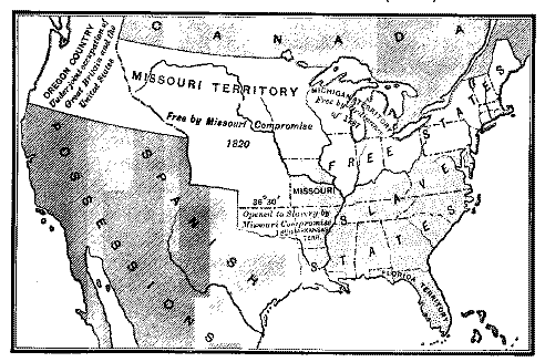 Map: Missouri Compromise