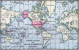 Map: U. S. A. & Island Possessions