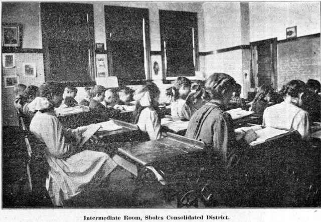 Intermediate ROom, Sholes Consolidated District.