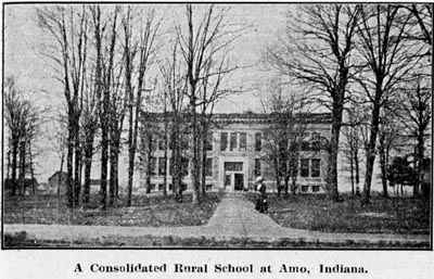 Consolidated Rural School at Amo, Indiana