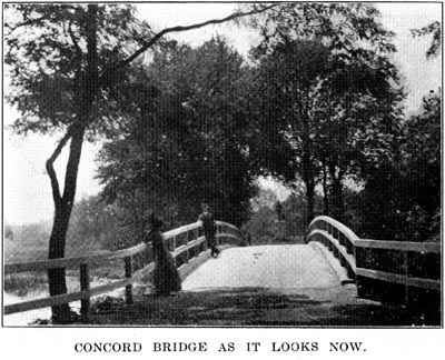 CONCORD BRIDGE AS IT LOOKS NOW.