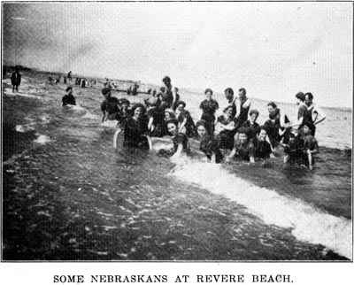 SOME NEBRASKANS AT REVERE BEACH