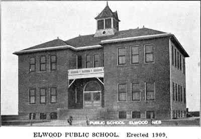 ELWOOD PUBLIC SCHOOL. Erected 1909