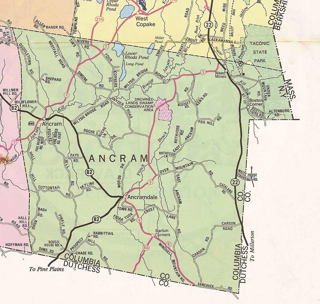 Map Of Columbia County Ny Maping Resources