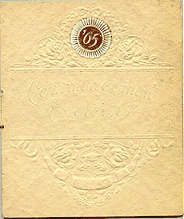 1905 Commencement Program, Lebanon High School