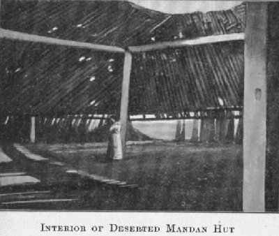 Interiro of Deserted Mandan Hut