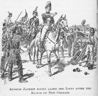 Andrew Jackson after battle of New Orleans
