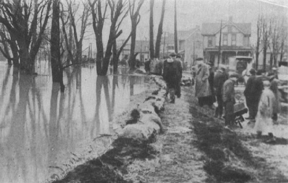 flood at Fort Wayne, Indiana.