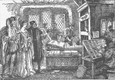 15th century printer's shop