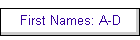 First Names: A-D