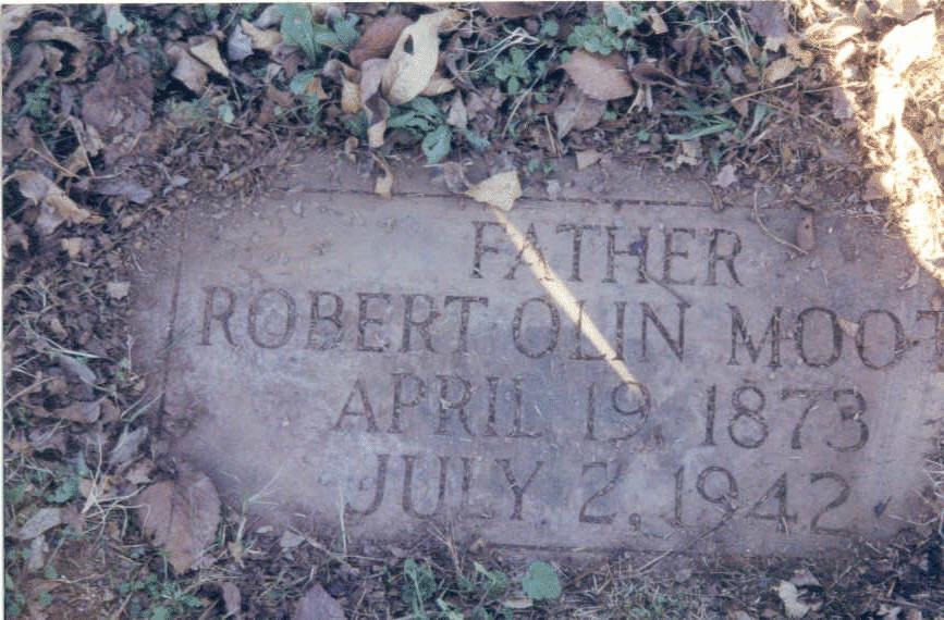 Grave Stone of Robert Olin Mooty