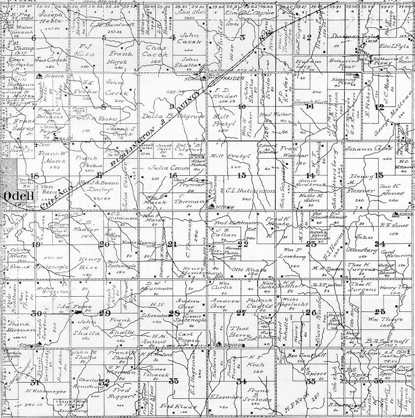  Paddock Twp Plat Map