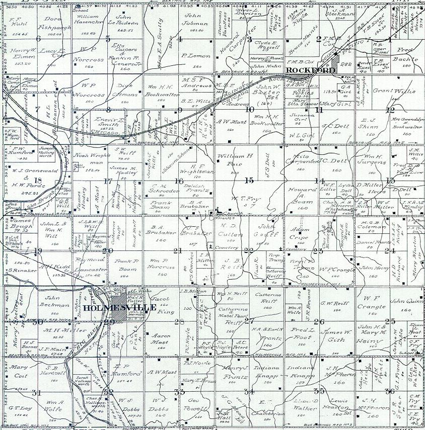  Rockford Twp Plat Map