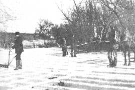 photo of ice cutting