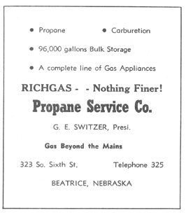Propane Service Co. ad