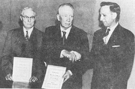 photo of E. L. Feese, Frank Fulton, Kermit Koester