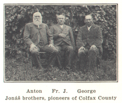 Jonas brothers, pioneers of Colfax County