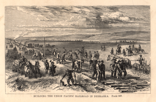 Building the railroad through Nebraska