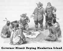 Buying Manhattan Island