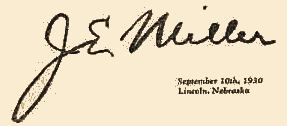 JE Miller sig.