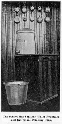 The School Has Sanitary Water Fountains