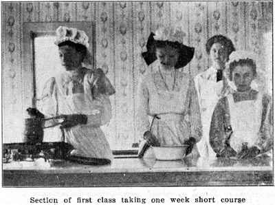 Section of first class taking one week short course