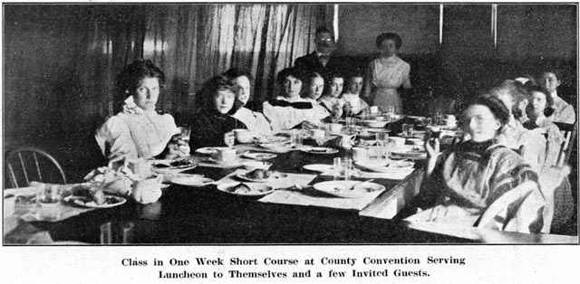 Class in one week short course at a County Convention