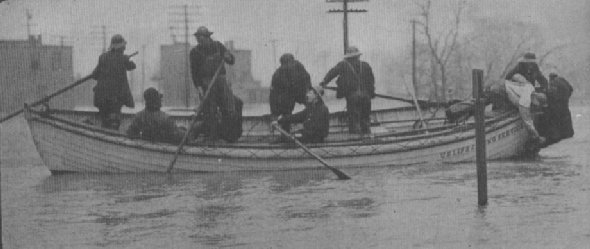 pulling half drowned man out of water