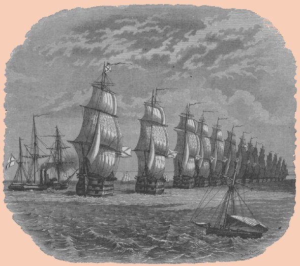 Sailing Vessels of the Baltic Fleet.