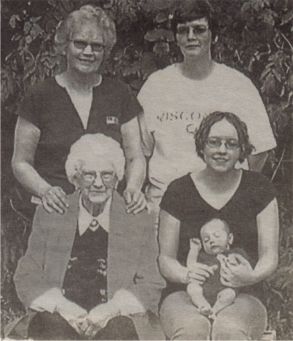 Five Generations Gather Together